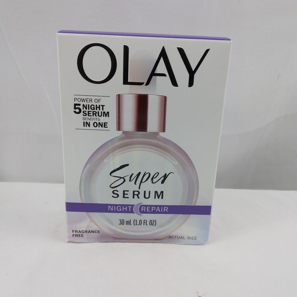 Olay Super Serum Night Repair Face Serum - Fragrance Free - 1.0 fl oz